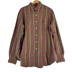 Ralph Lauren Mens Shirt Size XL Plaid Button Down